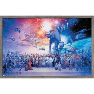 Trends International Star Wars: Saga - Galaxy Framed Wall Poster Prints - 1 of 4