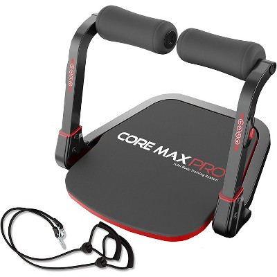 Photo 1 of Star Uno Wellness Core Max Pro Total Body Home Gym Training Fitness Machine Equipment System with Resistance Bands and Padded Seat, Black