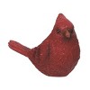 Transpac Set of 3 Bright Cardinal Figurines - Decorative Resin Birds for Home Decor and Holiday Cheer - 2 of 4