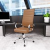 LeisureMod Benmar Modern High Back Leather Office Chair - 2 of 4