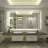 Apmir Super Bright Front & Back LED Lighted Anti-Fog Tempered Glass Bathroom/Vanity Mirror with ETL & 3-Year Warranty - 2 of 4
