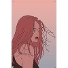 Trends International Hand Drawn Woman With Blowing Hair Unframed Wall Poster Prints - 4 of 4