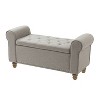 Sonia 43.7" Wide Storage Bench  | ARTFUL LIVING DESIGN - 3 of 4