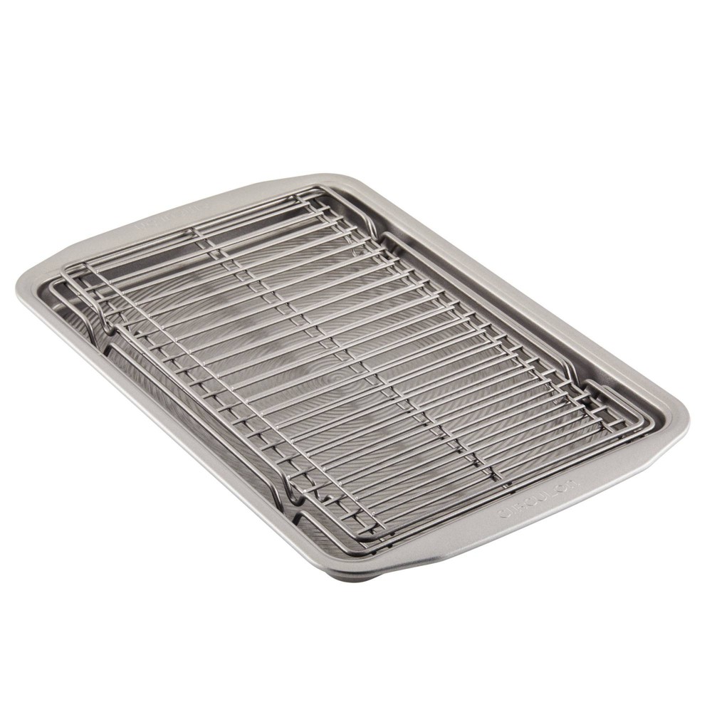 Photos - Bakeware Circulon 10"x15" Cookie Pan with Expandable Rack 