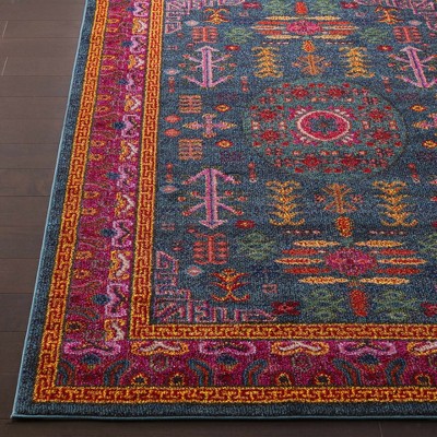 Cleveland Multicolor Polypropylene Low Pile Area Rug 5'3" x 7'3"