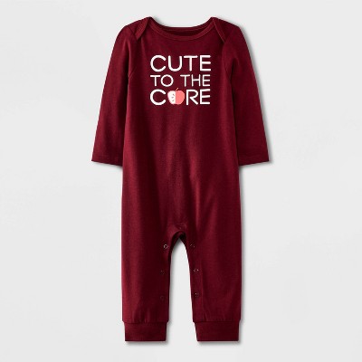 Image of Baby Graphic Romper - Cat & Jack™ Red 3-6M