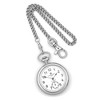 Black Bow Jewelry Charles Hubert Stainless Steel Open Face 52mm Analog Pocket Watch - 3 of 4