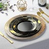 Chateau Fine Tableware 180-Piece White & Gold Plates Dinnerware Set - image 4 of 4