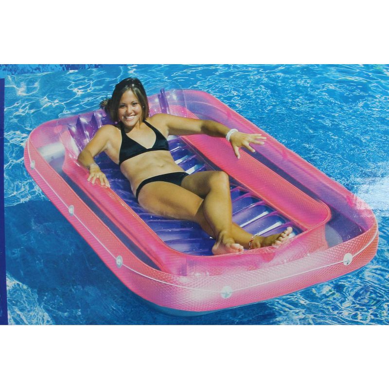 New Swimline 9052 71" Swimming Pool Inflatable Suntan Tub Float Lounge, 4 of 6