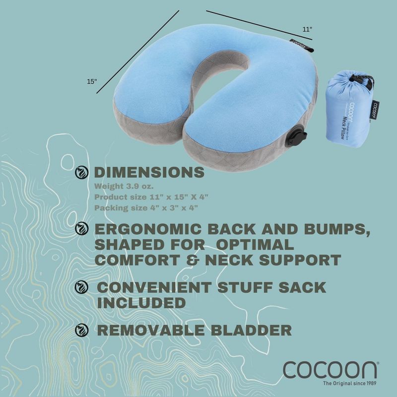 COCOON - Premium - Ergo AirCore Pillow Ultralight U Shaped, 3 of 4