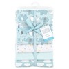 Hudson Baby Infant Boy Cotton Flannel Receiving Blankets, Boy New Elephant, One Size - 2 of 4