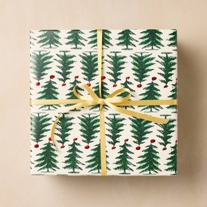 John Derian for Target 25 sq ft Premium Christmas Gift Wrap Tree - 1 of 4