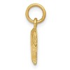 Black Bow Jewelry 14k Yellow Gold Textured Beaver Charm or Pendant - 2 of 4