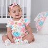 Onesies® Brand Baby Girls Short Sleeve Bodysuits, 4-Pack - 2 of 4