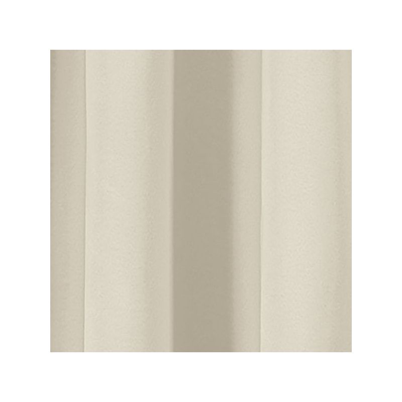 Collections Etc Short Blackout Window Curtain Panel with Easy Open-Close, Single Panel, 3 of 4