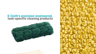 Tangerine Orange Microfiber Window Cleaning Cloth Set