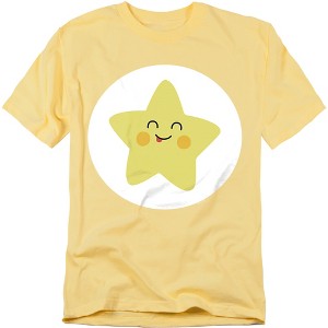 Men's Care Bears Unlock The Magic Laugh A Lot Bear Belly T-Shirt - 1 of 4