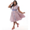 Unique Vintage Women's Plus Shirt Dress - 4 of 4