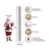 King Of Christmas 9ft Christmas Garland with LED lights, King Flock Artificial Snow Flocked Prelit Garland Plug In - 2 of 4