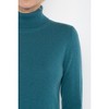 JENNIE LIU Women's 100% Pure Cashmere Long Sleeve Turtleneck Pullover Sweater - 2 of 2