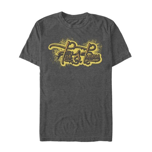 Men's Fast & Furious Spray Paint Logo T-shirt - Charcoal Heather ...