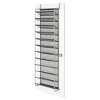 36 Pair Over-The-Door Shoe Closet Organizer Rack for 36 Pairs, 12 Tier, Metal, Gray - 4 of 4