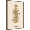 Amanti Art 23"x33" Oh Tanenbaum (beige) by Kubistika Framed Canvas Wall Art Print - 2 of 4