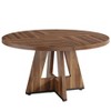 Maliang 47" Round Farmhouse Dining Table for 4 People - 3 of 4