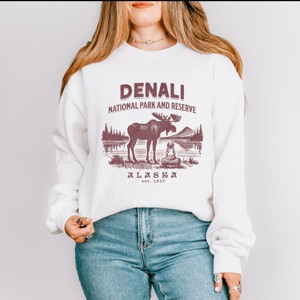 Simply Sage Market Denali National Park and Reserve Alaska EST. 1917 Sweatshirt - 1 of 4