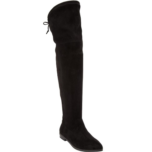 Wide calf wide width over the clearance knee boots