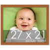 PosterPalooza | Modernist Brown Picture Frame - UV Acrylic, Backing Board, Hanging Hardware Included - 2 of 4