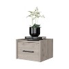 NicBex 13.2 inch Floating Nightstand with Drawer,Wall-Mounted Side Table with Sleek Handle,Bedside Table for Bedroom,Living Room - 4 of 4