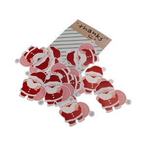 Unique Bargains Christmas Stickers for Ceramic Glass Metal Paper Plastic Peel Red White 1Set - 1 of 4