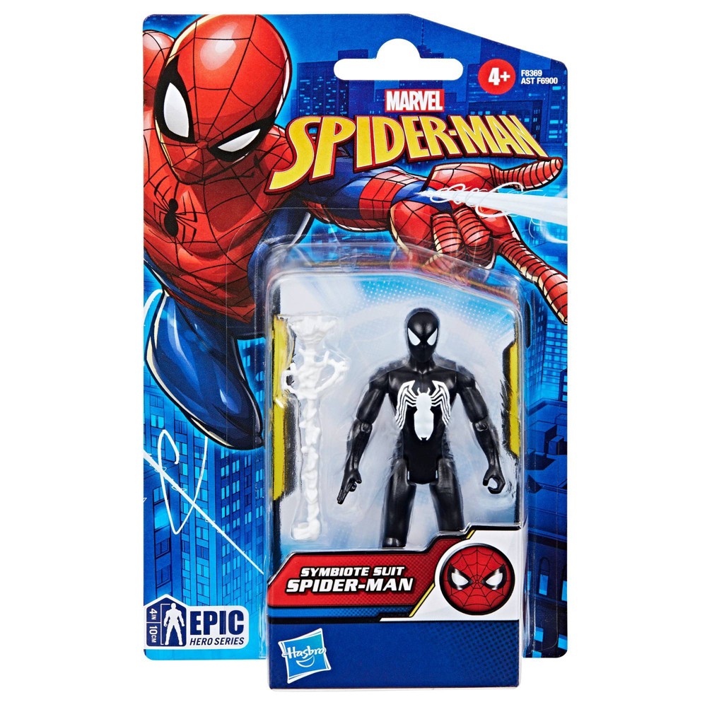 Marvel Spider-Man Symbiote Suit 4" Epic Hero Action Figure