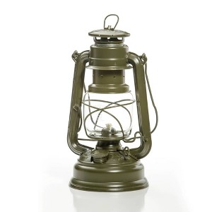 Feuerhand Outdoor Kerosene Fuel Lantern, German Made Weather Resistant Baby Special 276 Galvanized Hurricane Lamp for Camping or Patio, 10 Inches - 1 of 4