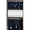 CAVINAS Mirror Jewelry Cabinet Full Length Mirror 360° Swivel Jewelry Cabinet Jewelry Armoire Organizer with Mirror - 2 of 4