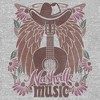 Junior's Lost Gods Retro Nashville Guitar Music Sweatshirt - image 2 of 2