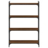 vidaXL Bookcase 4-Tier Brown Oak 31.5"x11.8"x47.2" Engineered Wood - 4 of 4