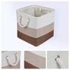 REGALWOVEN Cotton Collapsible With Handles Storage Open Storage Bins 3 Pcs - 2 of 4