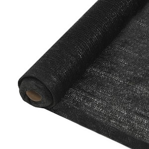 vidaXL Privacy Net HDPE 6.6'x82' Black - 1 of 4