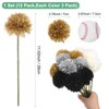 Unique Bargains Artificial Chrysanthemum Ball Flowers Real Touch 11 Inch 12 Pcs - 3 of 4