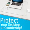 Impresa 19"x 24" Tempered Glass Desk Mat to Protect Your Desk - Sleek Glass Desk Pad - Dry Erase Made w/ Sturdy Reinforced Glass - 2 of 4