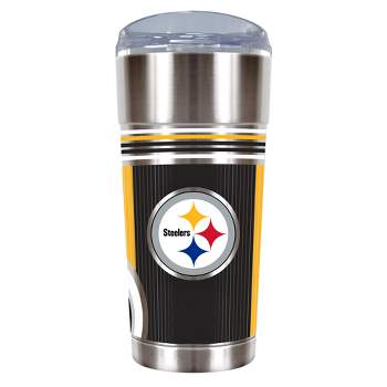 Pittsburgh Steelers NFL Travel Tumbler Coffee Juice Water Tea Mug Cup 16  Ounce