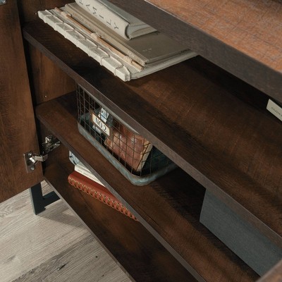 Briarbrook Barrel Oak 60" Modern TV Credenza with Adjustable Shelves