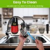 NewHome"300W Cold Press Juicer for Whole Fruits & Veggies with Reverse Function, Easy Cleaning & 2 Containers"Red - 3 of 4
