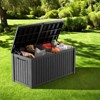 VisioGear Lockable Deck Boxes, Multi-Capacity Outdoor Storage Deck Box, Small Patio Storage Bin for Garden Tools - 4 of 4
