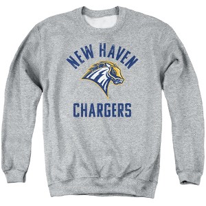 University of New Haven Official Unh Chargers Logo Adult Crewneck Sweatshirt - 1 of 4