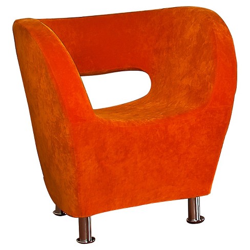 Orange accent sales chair target