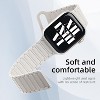 HTUTWOO Magnetic Silicone Compatible with Apple Watch Band Ultra 2 ＆Ultra 49mm 46mm 45mm 44mm 42mm 41mm 38mm for Woen men - 3 of 4