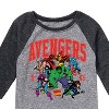 Boys' - Marvel - Avengers Collegiate Raglan Graphic T-Shirt - 2 of 4